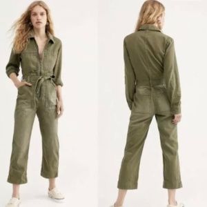 NWT Free People Charlie Coveralls, SZ: 2, Color: Army